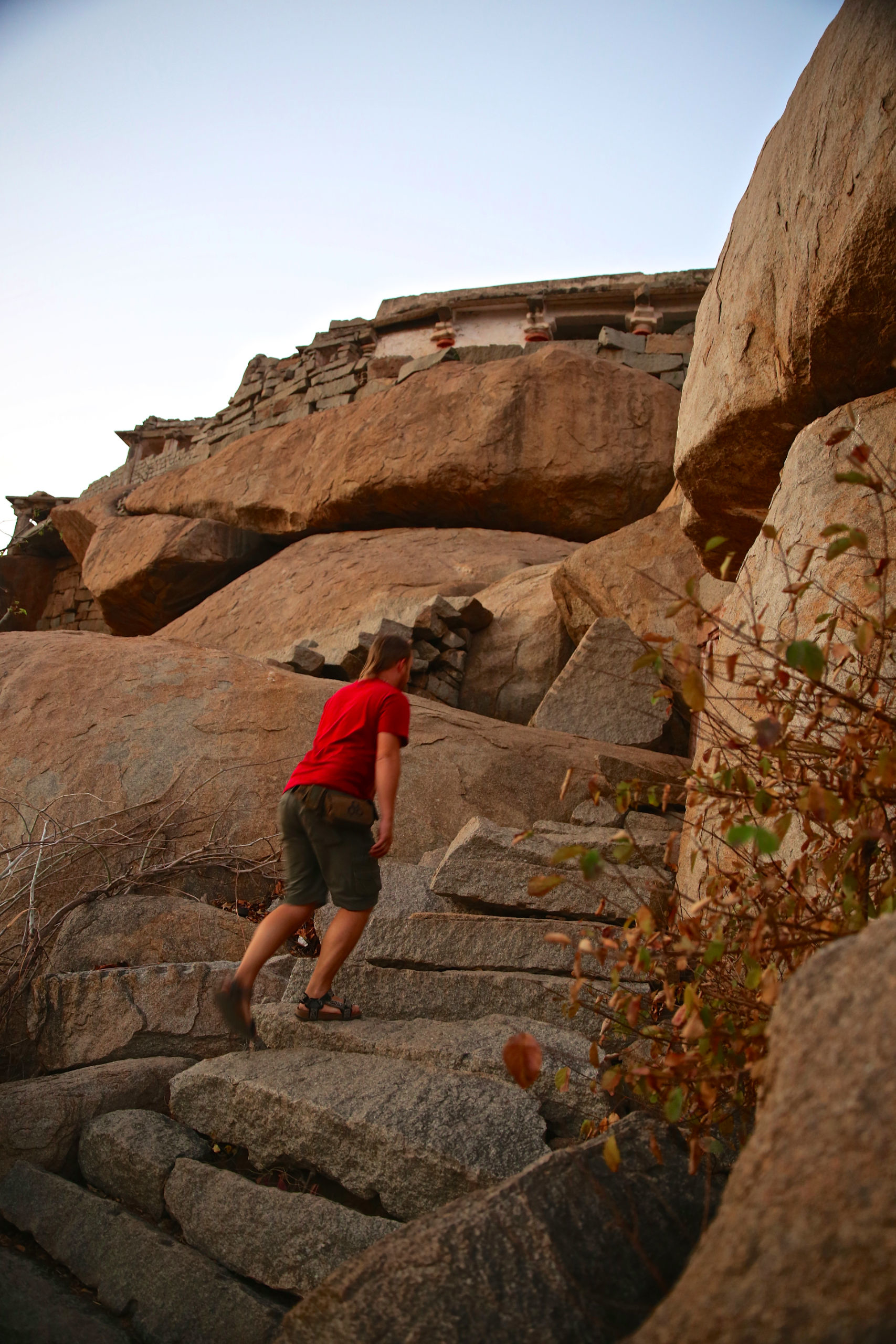 Встреча рассвета на горе Матанги. Хампи день 2