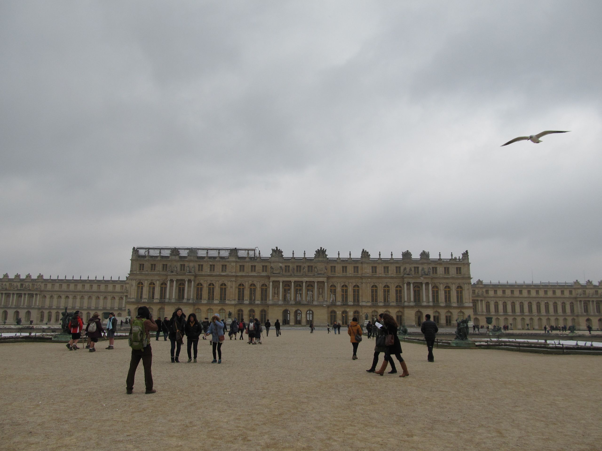 Зимний и скучный Версаль