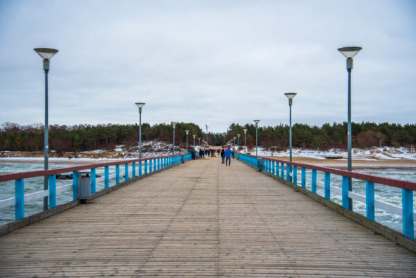 Ледяная февральская Балтика.